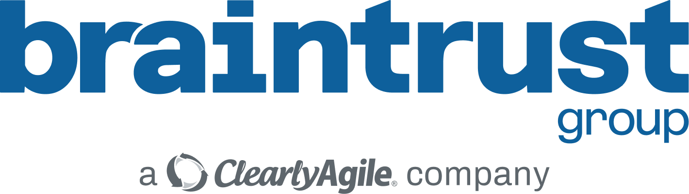 Braintrust Group Co-branded logo, Blue